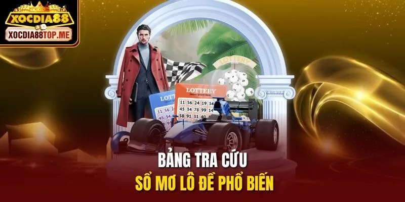 Bảng tra cứu sổ mơ lô đề phổ biến